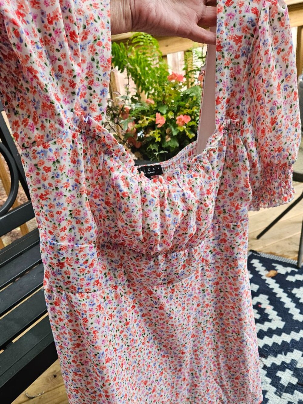Trixxi Clothing Company Floral Cottagecore Coquette Boho Prairie Flirty Dress